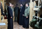 Митрополит Смоленский Исидор посетил войсковые подразделения Смоленского гарнизона в зоне СВО