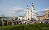 Патриарший визит в Республику Беларусь. Утреня всенощного бдения в Свято-Духовом соборе Минска