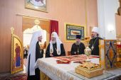 Святейший Патриарх Кирилл посетил строящийся храмовый комплекс в честь иконы Божией Матери «Всех скорбящих Радость» в Минске