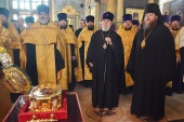 В Пермскую митрополию принесен ковчег с мощами святителя Тихона, Патриарха Московского и всея России