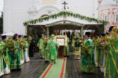 Патриаршее служение в праздник Святой Троицы в Троице-Сергиевой лавре