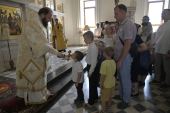 Временно управляющий Ереванско-Армянской епархией совершил Литургию в Покровском храме Еревана