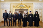 Святейший Патриарх Кирилл встретился с генеральным секретарем Совета мусульманских старейшин