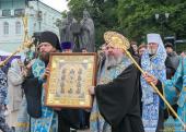 В Курской митрополии состоялось празднование иконе Божией Матери «Знамение» Курской-Коренной