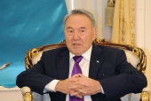 Поздравление Святейшего Патриарха Кирилла Н.А. Назарбаеву с 85-летием со дня рождения