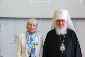 На заседании Издательского Совета вручена награда писательнице О.А. Николаевой