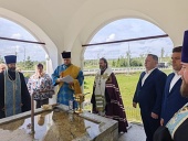 На истоке реки Москвы освящена часовня в честь иконы Божией Матери «Живоносный Источник»