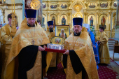 Завершилось пребывание в Саратове ковчега с мощами святителя Тихона, Патриарха Московского и всея России