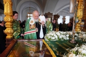 Святейший Патриарх Кирилл прибыл в Спасо-Преображенский Валаамский монастырь
