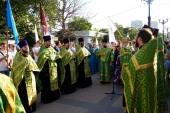 В День семьи, любви и верности в Новороссийске впервые прошел Всероссийский парад семьи