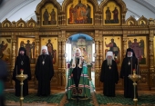Святейший Патриарх Кирилл прибыл в Спасо-Преображенский Валаамский монастырь
