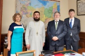 Состоялась встреча секретаря Синодального комитета по взаимодействию с казачеством с директором Департамента по связям с субъектами Федерации, парламентом и общественными объединениями МИД РФ