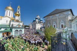 В день памяти преподобного Сергия Радонежского Предстоятель Русской Церкви совершил Литургию в Троице-Сергиевой лавре
