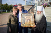 Глава Орловской митрополии встретился с лидером ЛДПР в Казанском храме города Орла