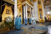 Святіший Патріарх Кирил звершив Літургію в Казанському соборі м. Казані