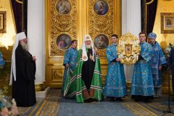 Патриаршая проповедь после Литургии в соборе Казанской иконы Божией Матери г. Казани