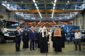 Святейший Патриарх Кирилл посетил завод «КАМАЗ» в Набережных Челнах
