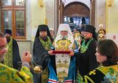 Состоялось принесение ковчега с мощами святителя Тихона в Курскую митрополию