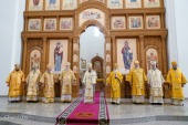 Патриарший экзарх всея Беларуси возглавил торжества в честь святителя Георгия (Конисского), архиепископа Могилевского и Белорусского