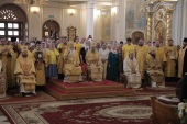 В день памяти праведного воина Феодора Ушакова в столице Мордовии прошли торжественные богослужения