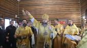 Митрополит Смоленский Исидор совершил освящение храма Росгвардии в Смоленске