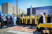 Митрополит Ставропольский Кирилл совершил закладку нового здания Свято-Владимирской православной казачьей гимназии в Ставрополе