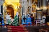Патріарша проповідь у день свята Преображення Господнього після Літургії в Храмі Христа Спасителя