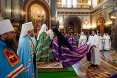 Слово Святішого Патріарха Кирила при врученні архієрейського жезла Преосвященному Кирилові (Умрілову), єпископу Отрадненському і Похвистівському
