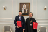 Подписано соглашение о сотрудничестве между Тверской епархией и Отделением Фонда пенсионного и социального страхования РФ по Тверской области