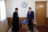 Вопросы взаимодействия в гуманитарной сфере обсудили Патриарший экзарх всея Беларуси и первый заместитель Генерального секретаря СНГ