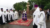 Памятник святому адмиралу Феодору Ушакову освящен на территории Камчатского Морского собора