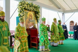 У день пам'яті преподобного Сави Сторожівського Святіший Патріарх Кирил звершив Літургію в Савино-Сторожівському ставропігійному монастирі