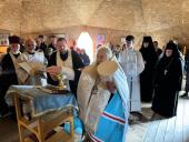 Глава Карельской митрополии освятил временную церковь на месте строительства храма праведного Иоанна Кронштадского в Петрозаводске