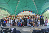 Митрополит Тамбовский Феодосий встретился с детьми Донбасса в епархиальном центре «Спас»