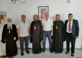 Руководство Русской духовной миссии в Иерусалиме провело рабочую встречу в дипломатическом представительстве России в Палестине