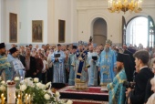 В праздник Успения Пресвятой Богородицы Патриарший экзарх всея Беларуси возглавил престольные торжества Успенского Жировичского монастыря