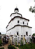 На Бородинском поле освящен храм во имя Смоленской иконы Божией Матери